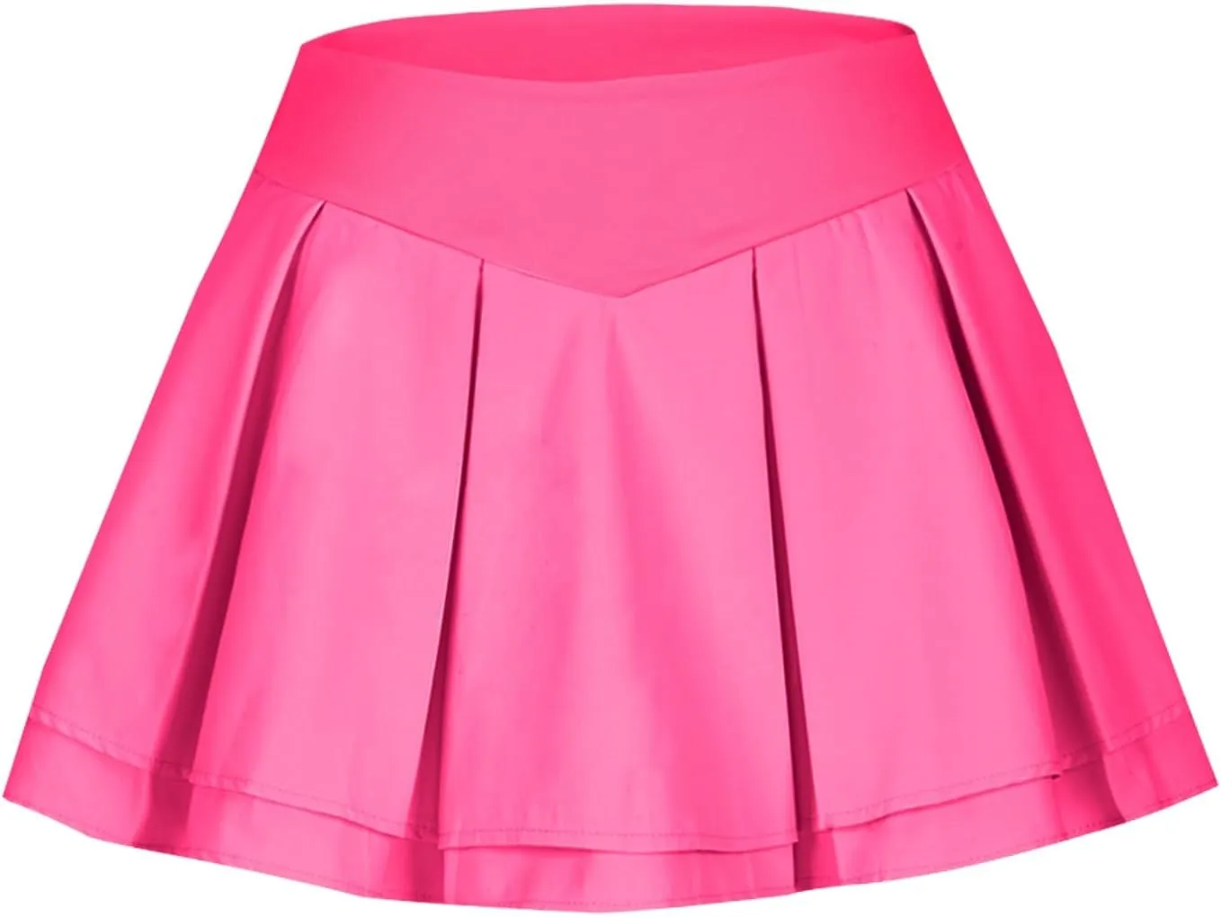 Womens Tennis Skorts Casual High Waisted Flowy Pleated Skater Skirts Athletic Cute Ruffle Layer Yoga Fitness Clothes