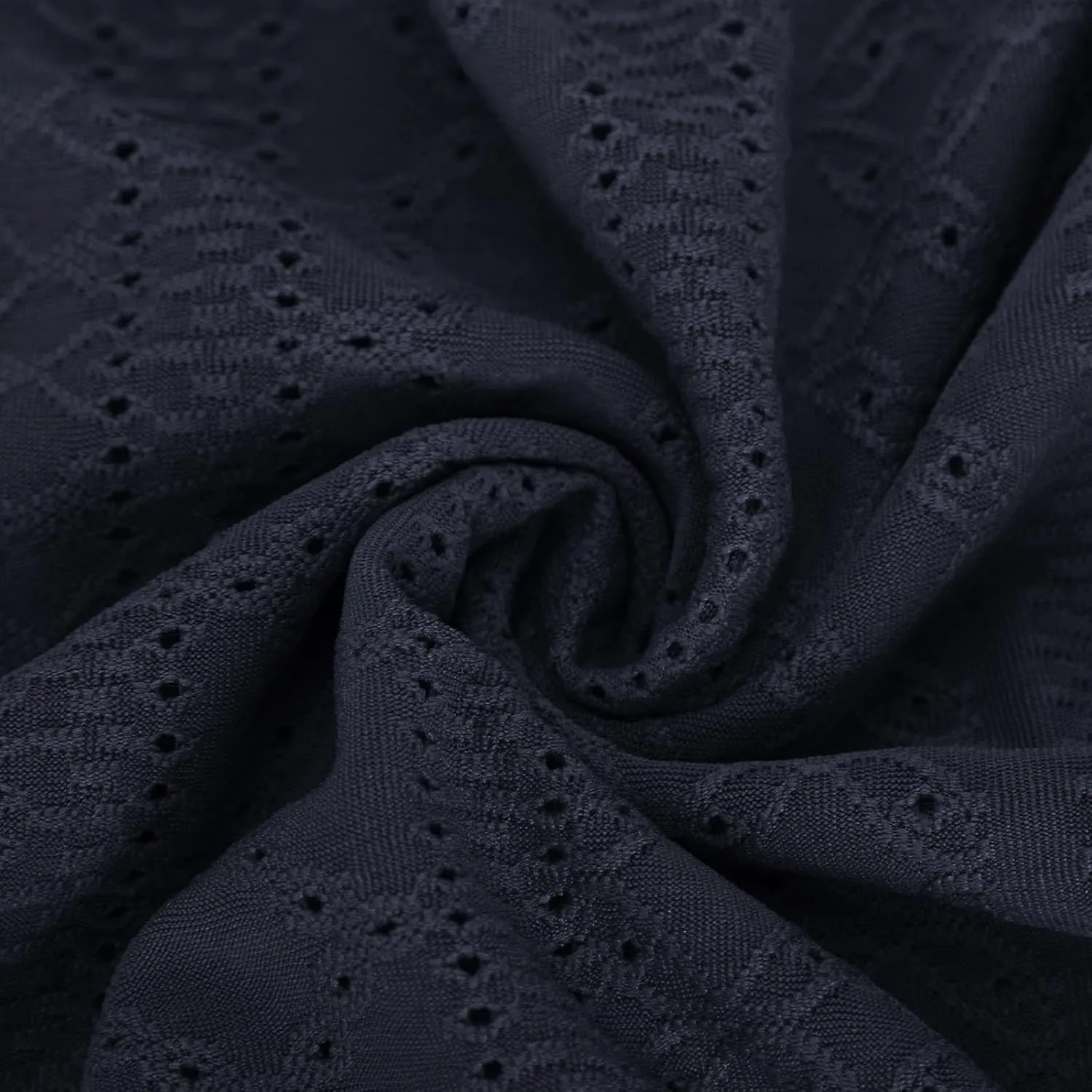 ZDRZK Sundresses for Women Eyelet Embroidery Solid Color Long Maxi Dresses Pockets Hollow Out Casual Dresses 2024 Trendy